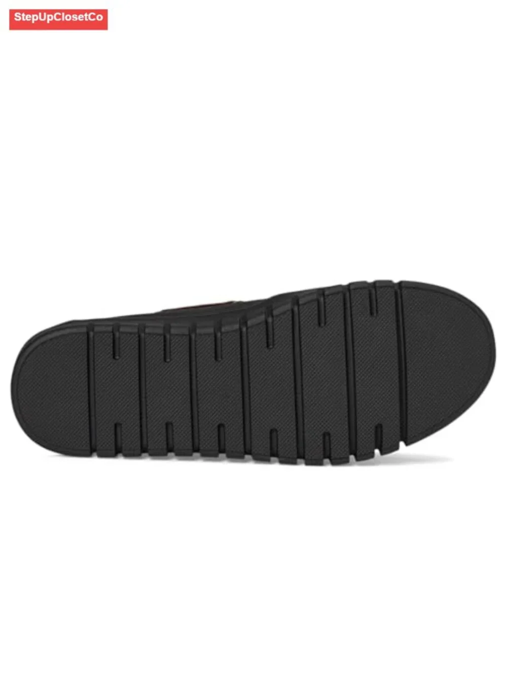 Women's Slip-On Round Toe Flats with Tie Detail PU Upper